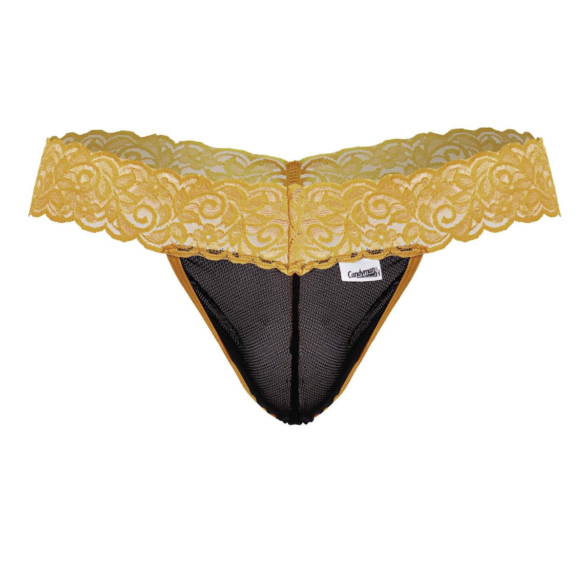 CandyMan 99370 Lace Thongs Color Orange