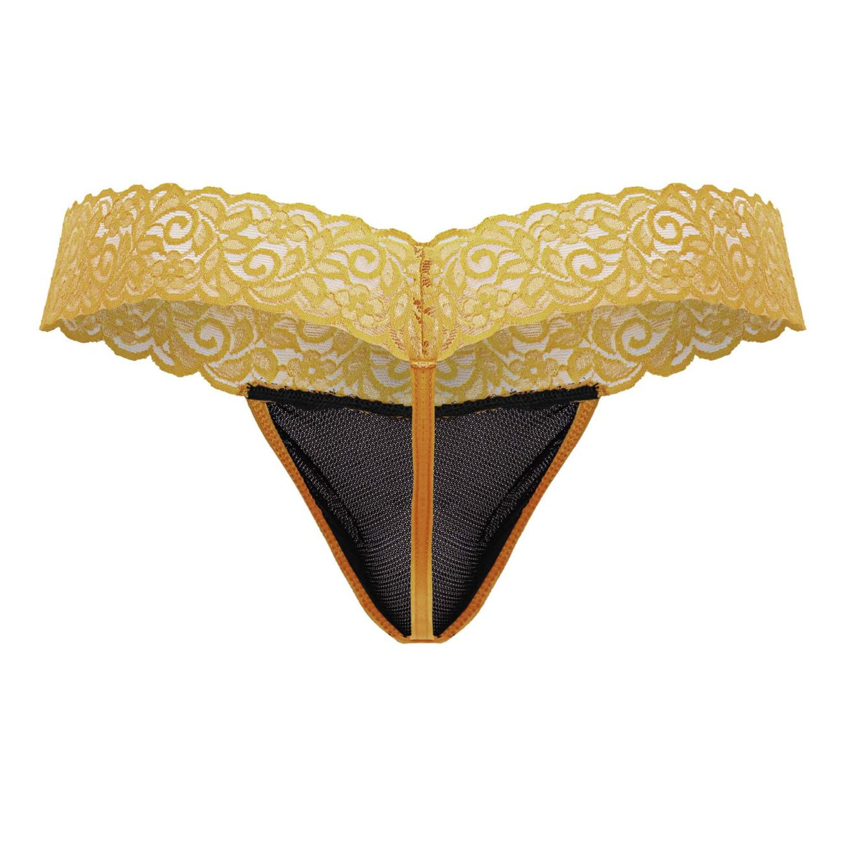 CandyMan 99370 Lace Thongs Color Orange