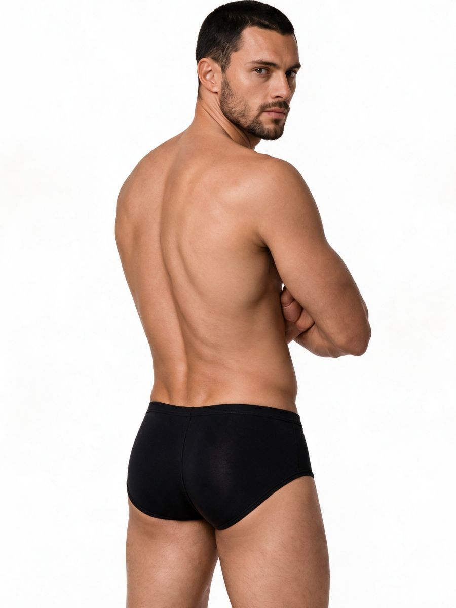 CandyMan Men's Underwear 99943 Trunks Color Black
