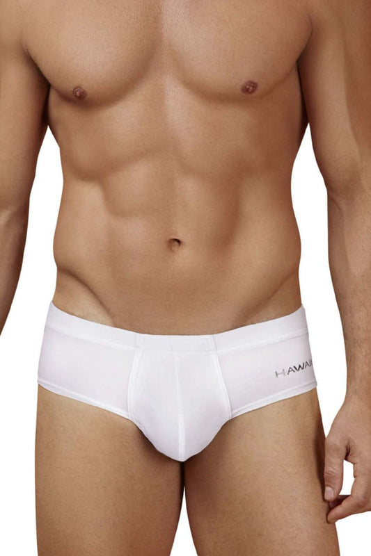 HAWAIR 42241 Microfiber Briefs Color White-01