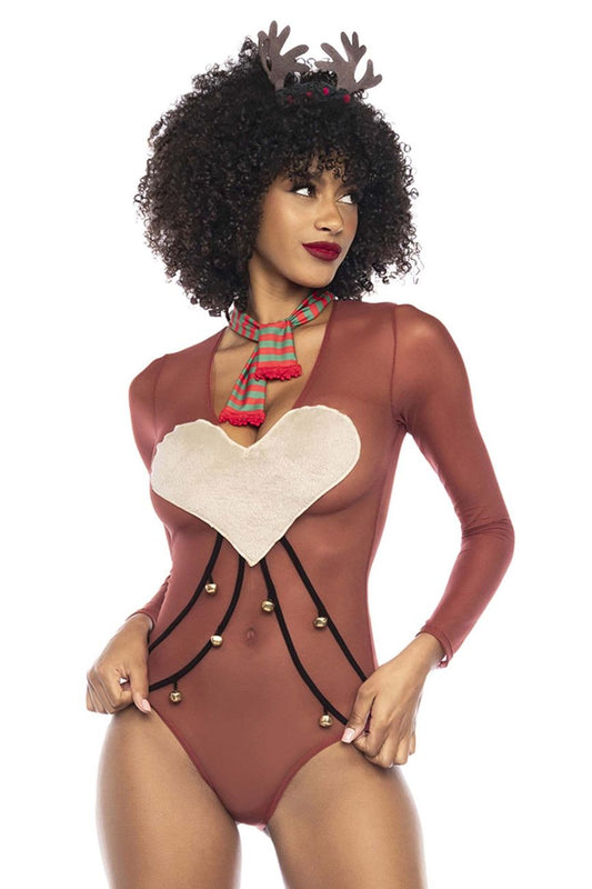 Mapale 60012 Costume Sexy Babe Reindeer Color Only Color