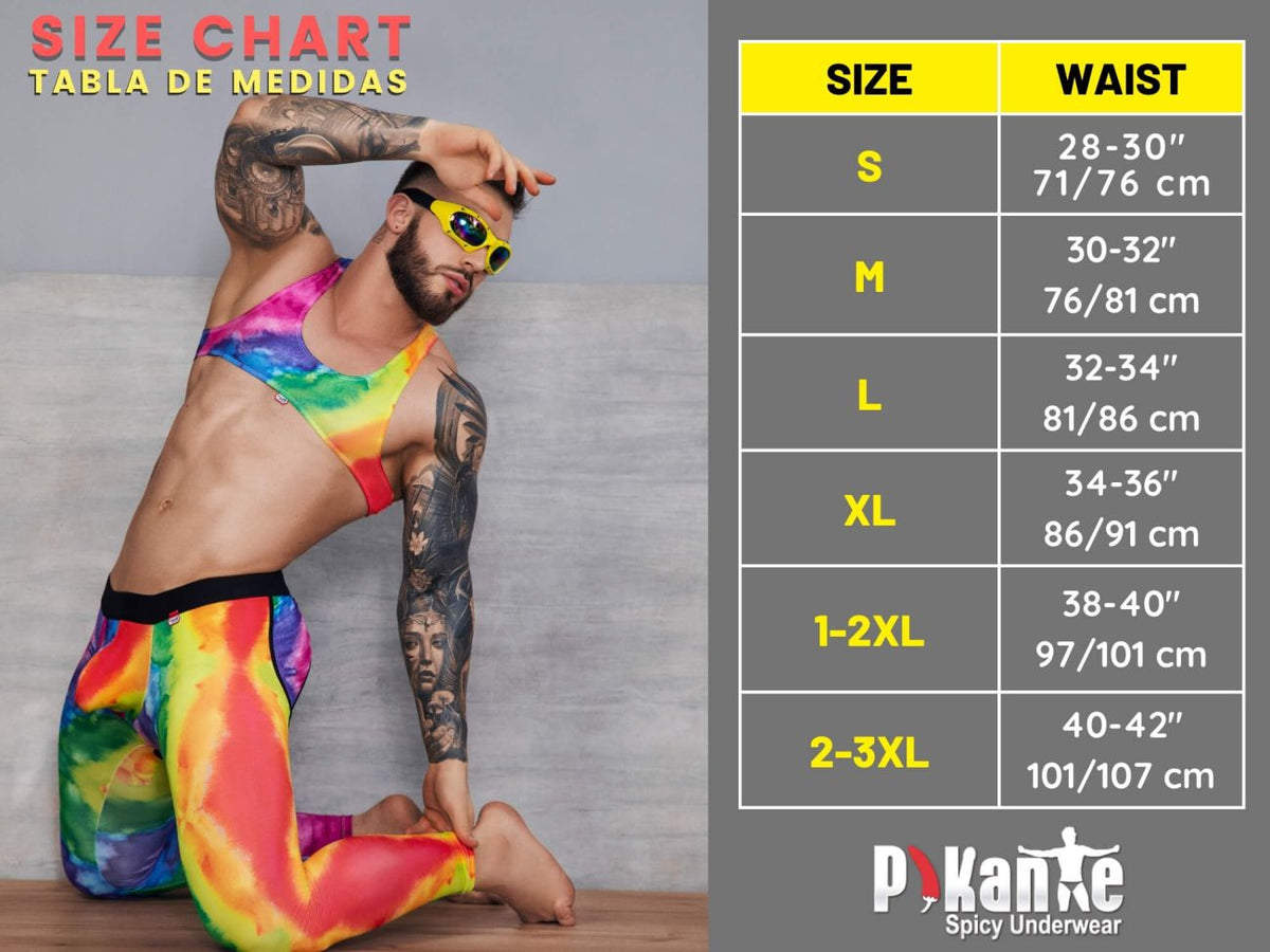 Pikante Men's Underwear PIK 2118 Candy Briefs Color Black