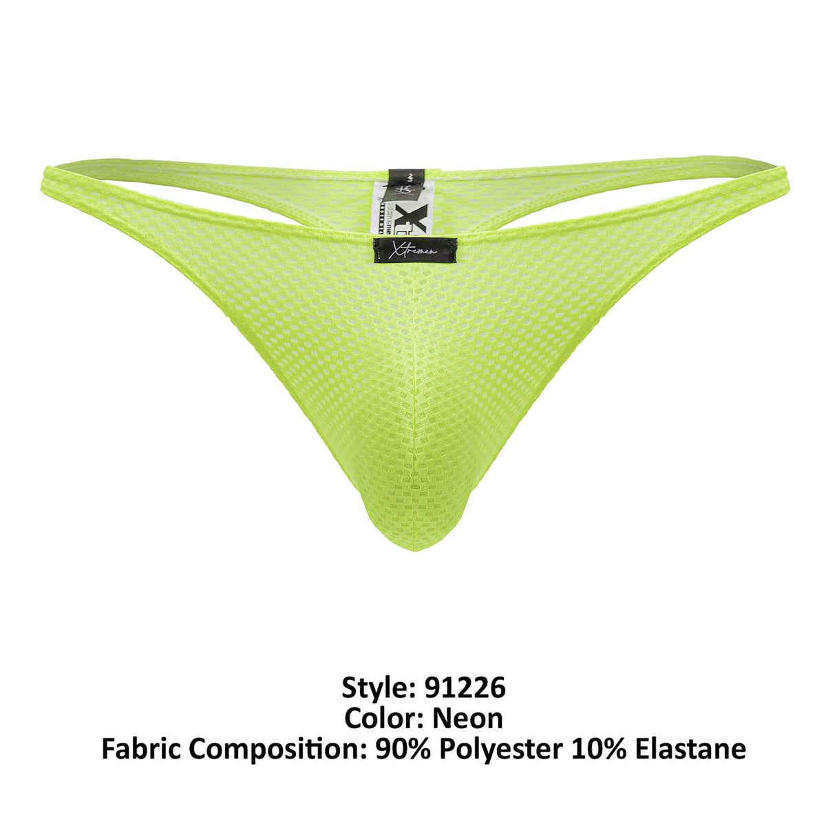 Xtremen 91226 Microfiber Thongs Color Neon Green