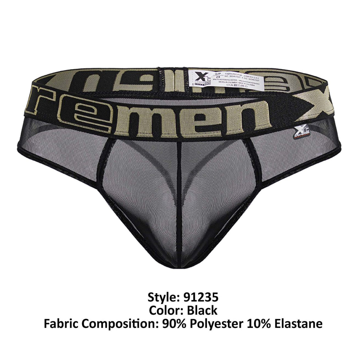 Xtremen 91235 Microfiber Thongs Color Black