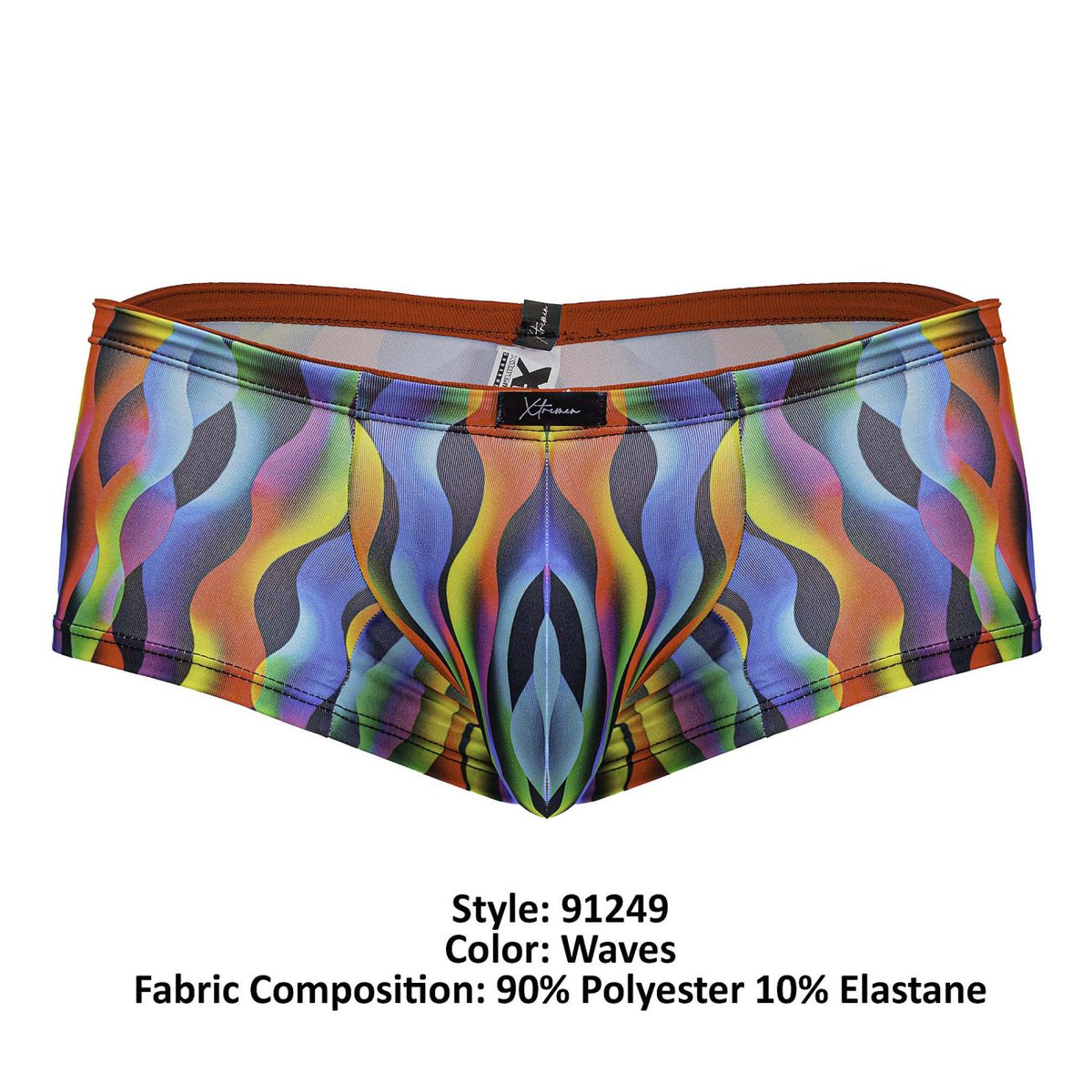 Xtremen 91249 Printed Trunks Color Waves