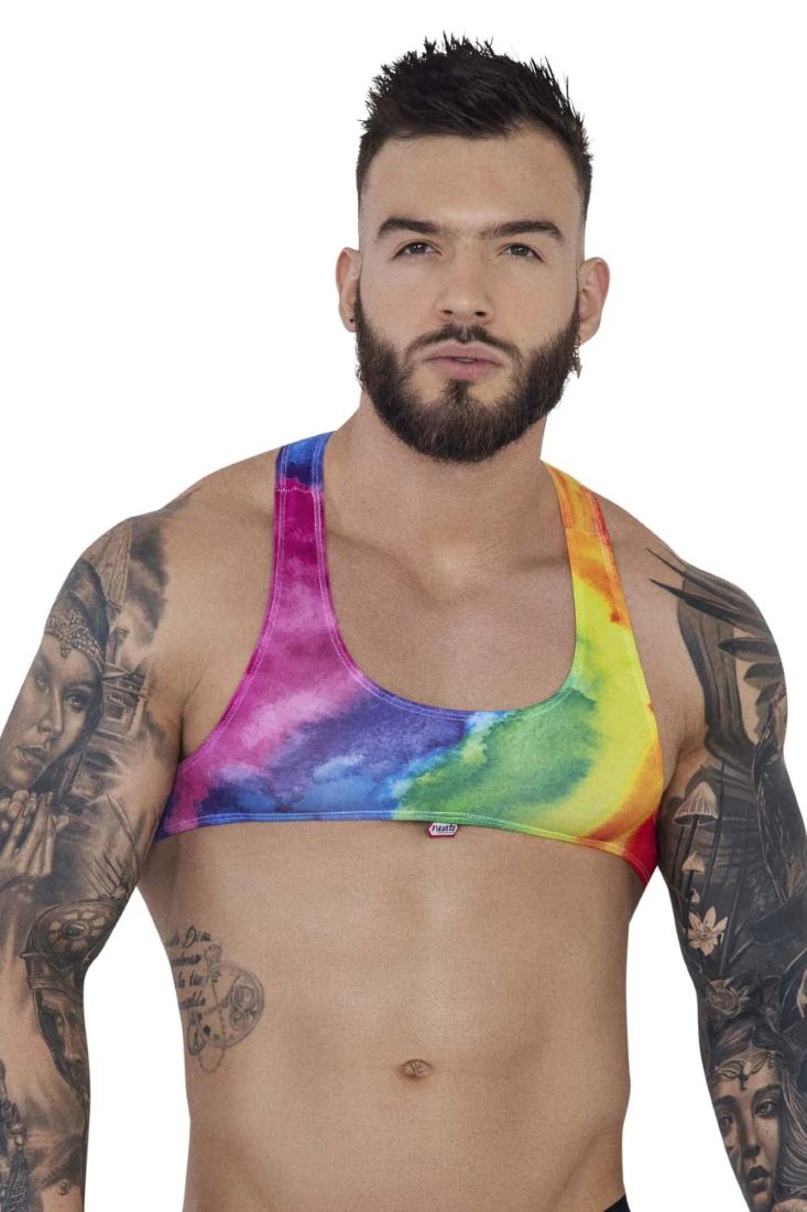 Pikante 1267 Ultra Tie Die Crop Top