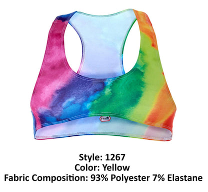 Pikante 1267 Ultra Tie Die Crop Top