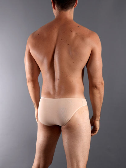 Doreanse Men's Underwear 1281-TAN Hang-loose Bikini Brief Color Tan