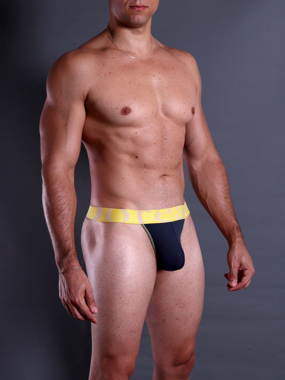 Doreanse Men's Underwear 1379-NVY Micromodal Thong Color Navy Blue