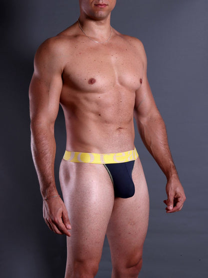 Doreanse Men's Underwear 1379-NVY Micromodal Thong Color Navy Blue