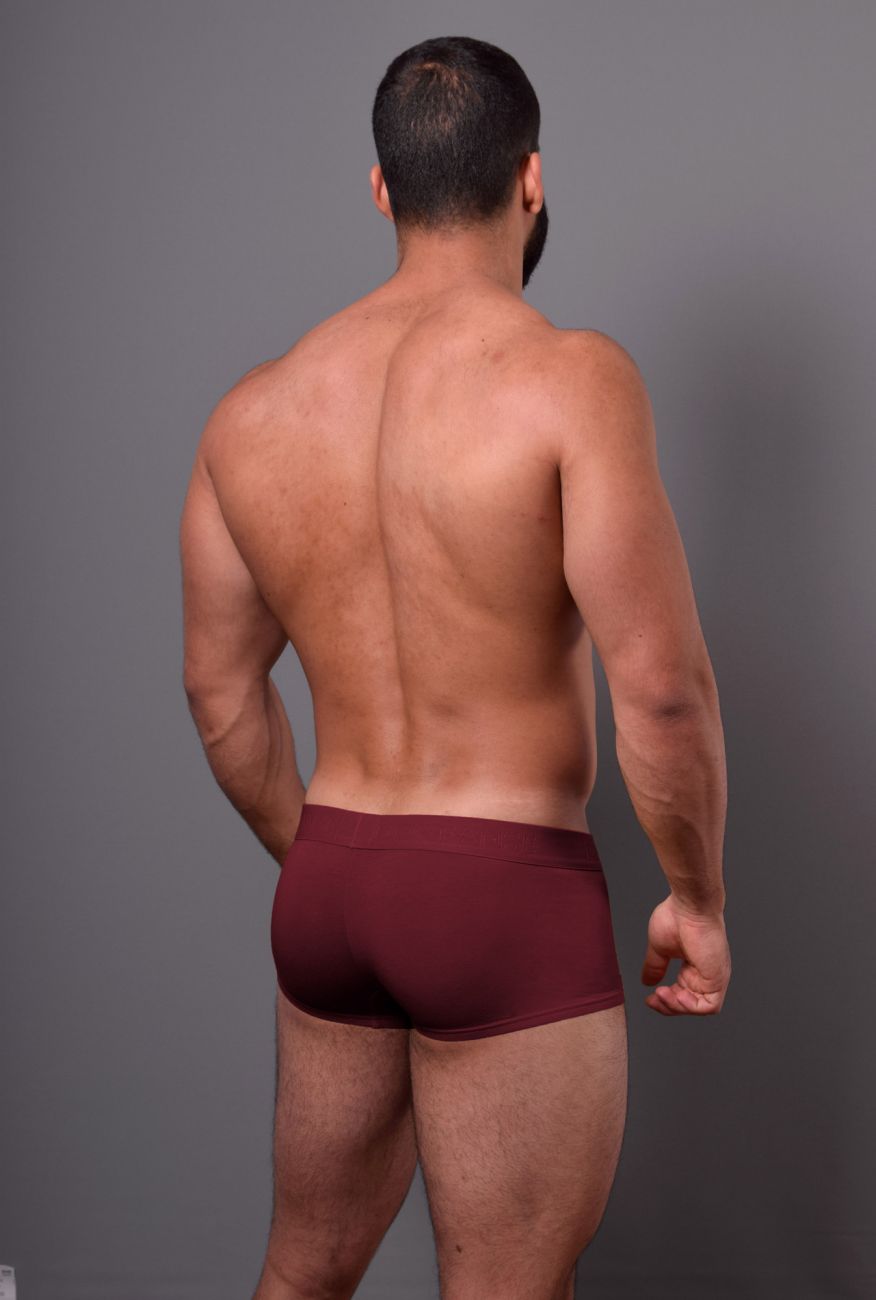 Doreanse Men's Underwear 1760-BRD Low-rise Trunk Color Bordeaux