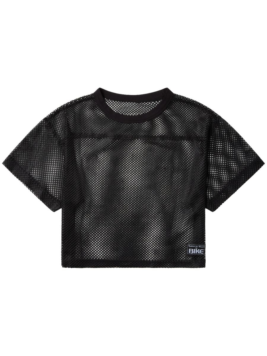 BIKE Athletic BAM134 Short Sleeve Practice Jersey in Bold Color Black