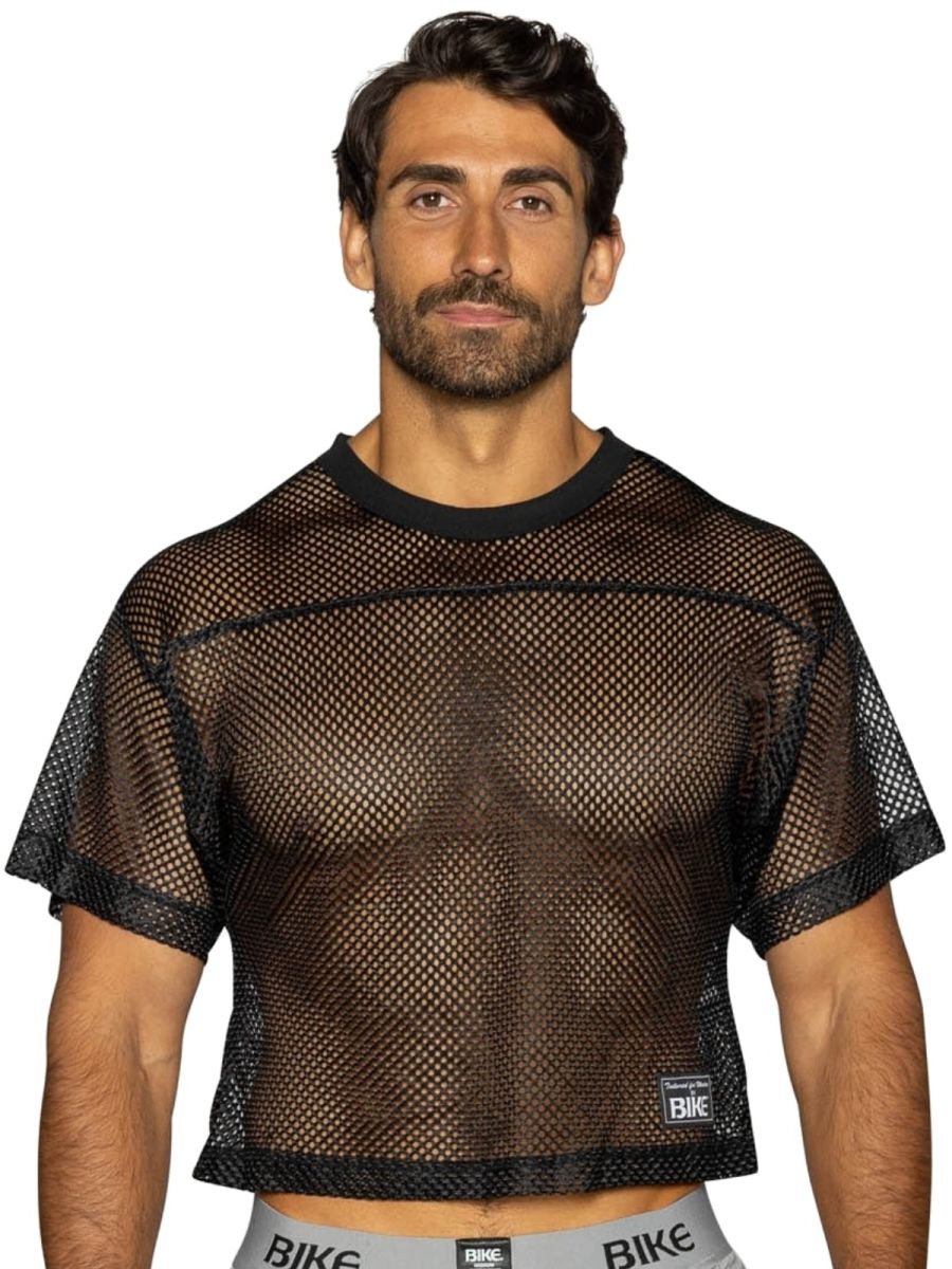 BIKE Athletic BAM134 Short Sleeve Practice Jersey in Bold Color Black