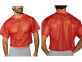 BIKE Athletic BAM134 Short Sleeve Practice Jersey in Color Bright Red