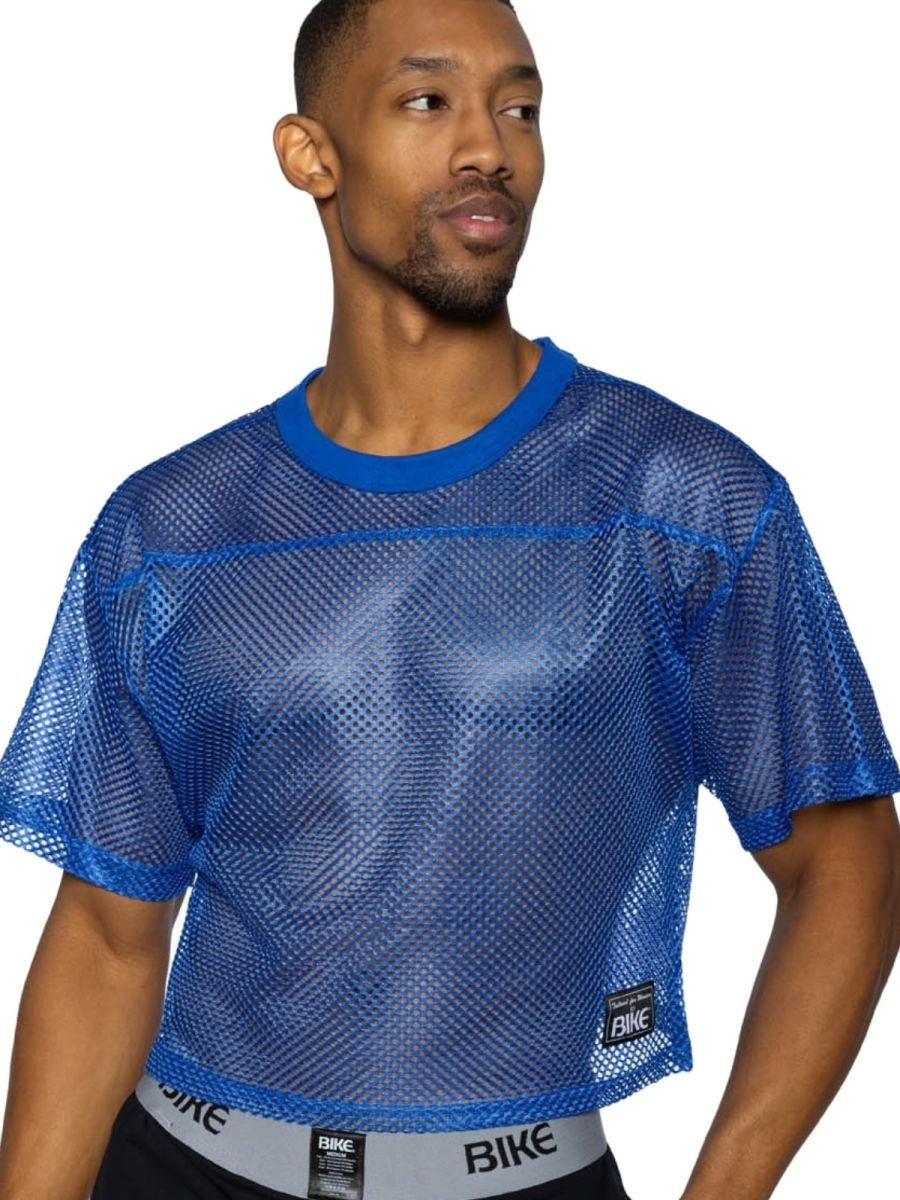 BIKE Athletic BAM134 Short Sleeve Practice Jersey Color Royal
