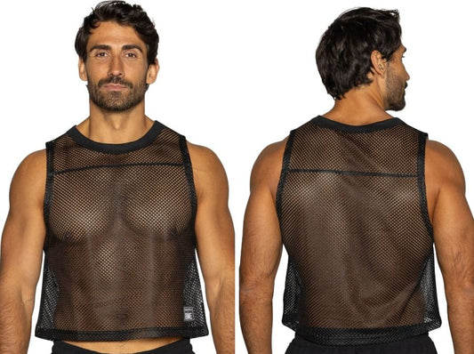 BIKE Athletic Men's activewear BAM135 Sleeveless Mesh Practice Jersey Color Color Black