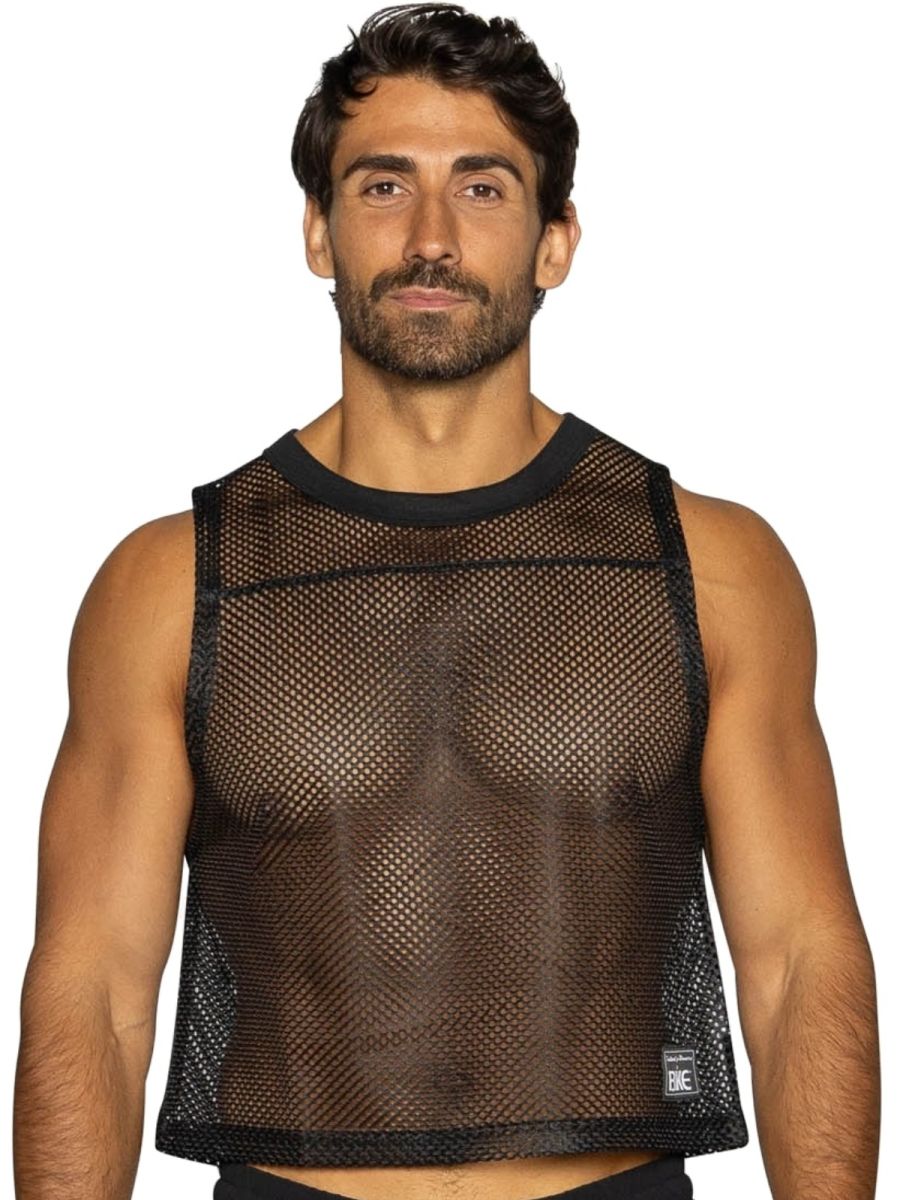 BIKE Athletic BAM135 Sleeveless Mesh Practice Jersey Color Color Black