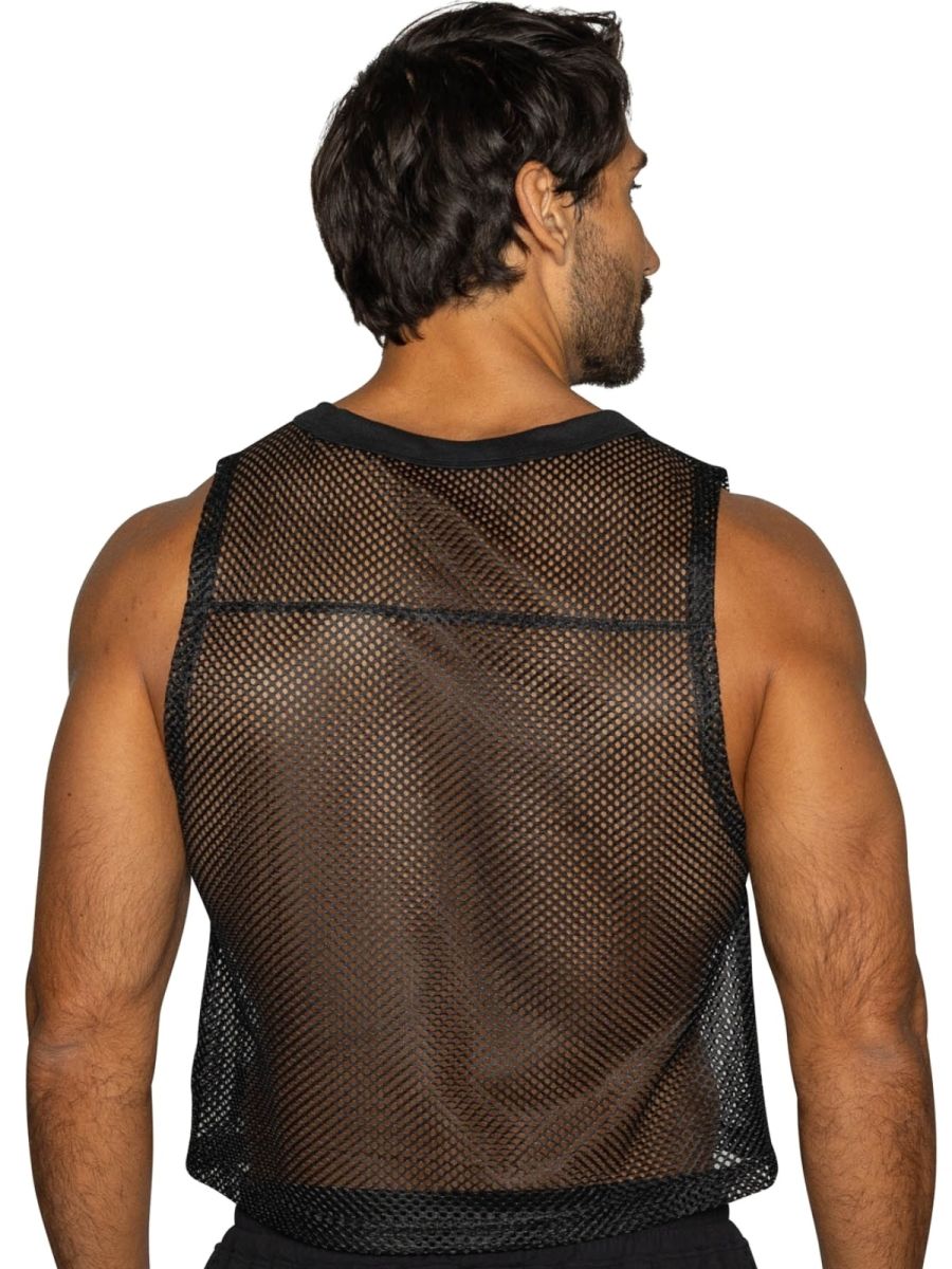 BIKE Athletic BAM135 Sleeveless Mesh Practice Jersey Color Color Black