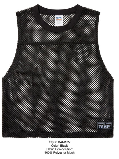 BIKE Athletic BAM135 Sleeveless Mesh Practice Jersey Color Color Black