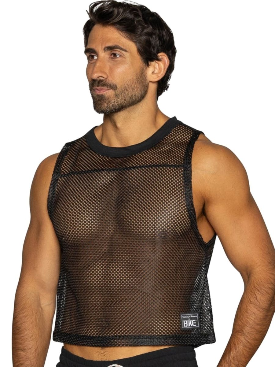 BIKE Athletic BAM135 Sleeveless Mesh Practice Jersey Color Color Black