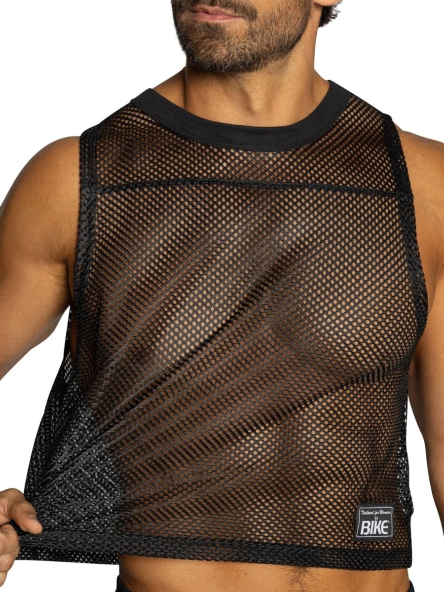 BIKE Athletic BAM135 Sleeveless Mesh Practice Jersey Color Color Black
