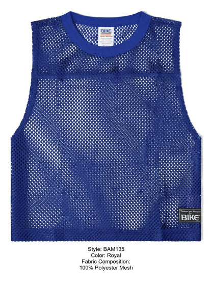 BIKE Athletic BAM135 Sleeveless Practice Jersey in Vibrant Royal Blue Color Royal