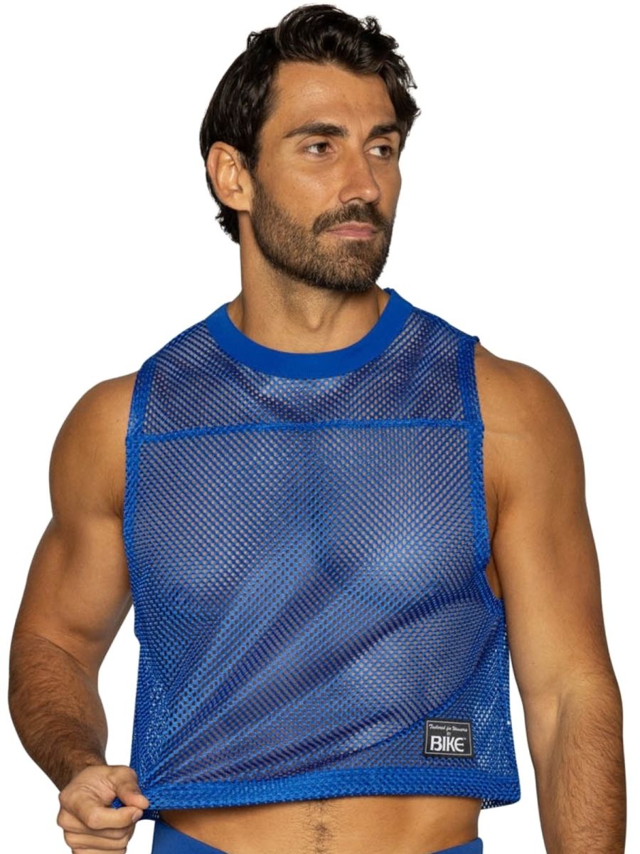 BIKE Athletic BAM135 Sleeveless Practice Jersey in Vibrant Royal Blue Color Royal