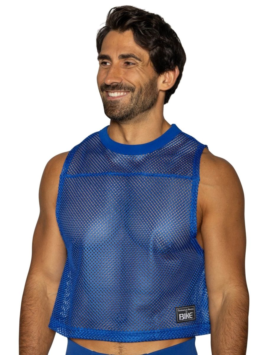 BIKE Athletic BAM135 Sleeveless Practice Jersey in Vibrant Royal Blue Color Royal