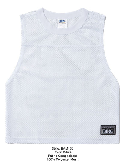 BIKE Athletic BAM135 Sleeveless Practice Jersey - Performance Color White