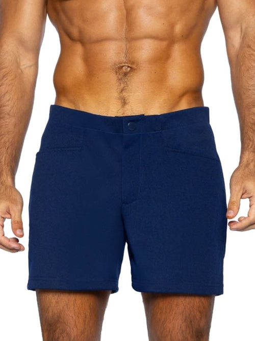 BIKE Athletic BAM207 Coaches Short 5 inch Inseam Color Color Navy