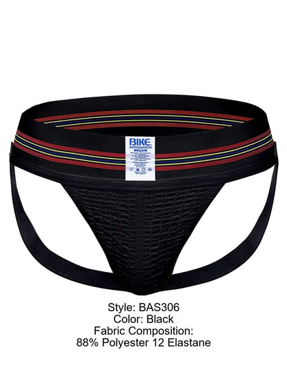 BIKE Athletic Men's Underwear BAS306 Original Number 10 Jockstrap - Color Color Black