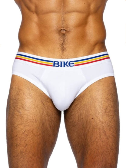 BIKE Athletic BAS327 Stretch Cotton Brief Color White