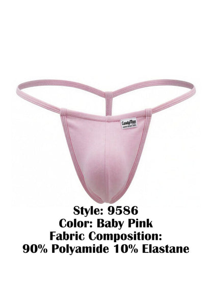 CandyMan 9586 Men's G-String Thong Color Baby Pink