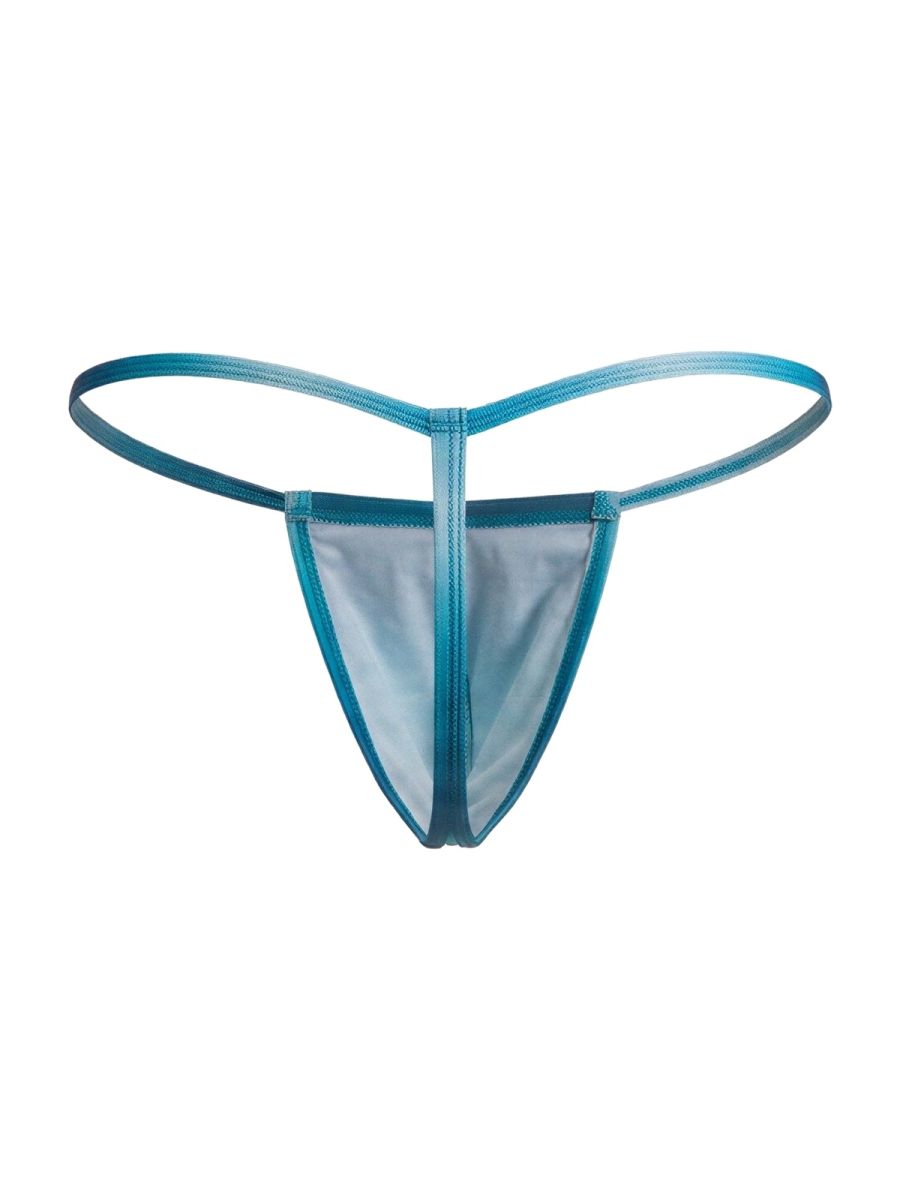 CandyMan 9586 Men's G-String Thong Color Blue Print