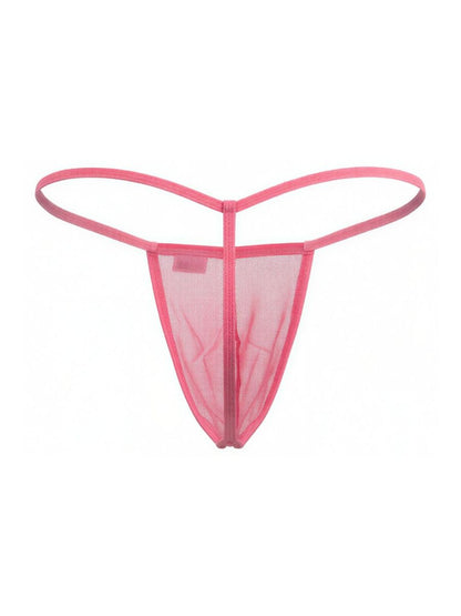 CandyMan 9586 G-String Color Pink Mesh