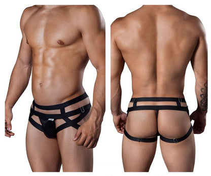 CandyMan Men's Underwear 99242 Jockstrap Color Black