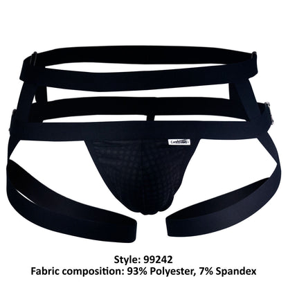 CandyMan Men's Underwear 99242 Jockstrap Color Black