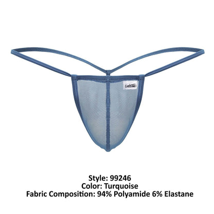 CandyMan 99246 G-String Thongs Color Turquoise