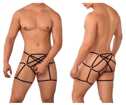 CandyMan Men's Underwear 99646 Cage Jockstrap Color Black