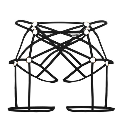 CandyMan Men's Underwear 99646 Cage Jockstrap Color Black