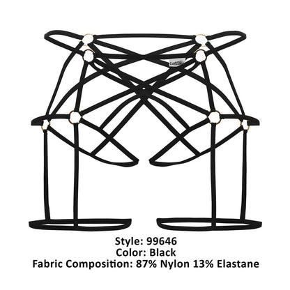 CandyMan Men's Underwear 99646 Cage Jockstrap Color Black