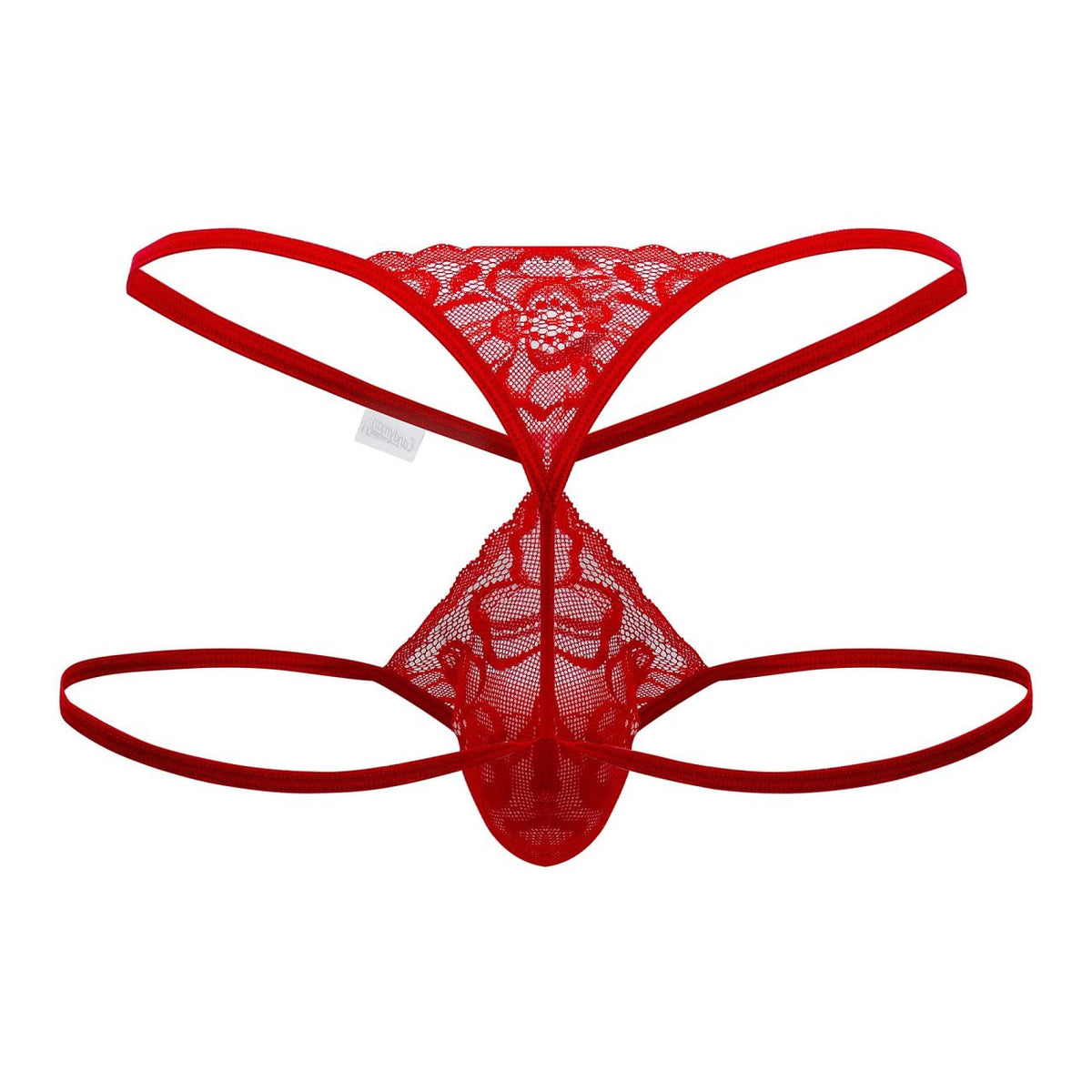 CandyMan Men's Underwear 99668 Jock Thongs Color Red