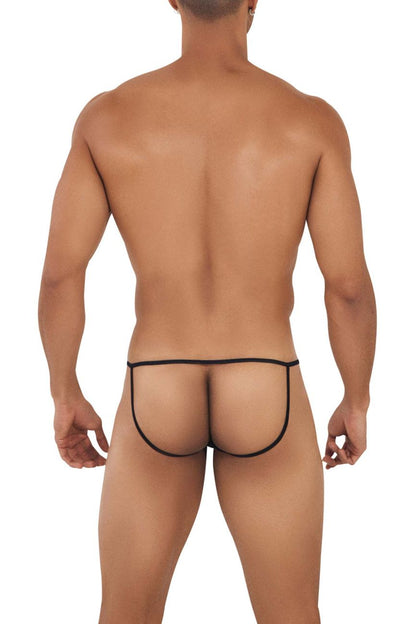 CandyMan Men's Underwear 99709 Micro Lace Jockstrap Color Black