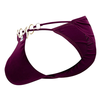 CandyMan Men's Underwear 99710 Holes in One Bikini Color Burgundy