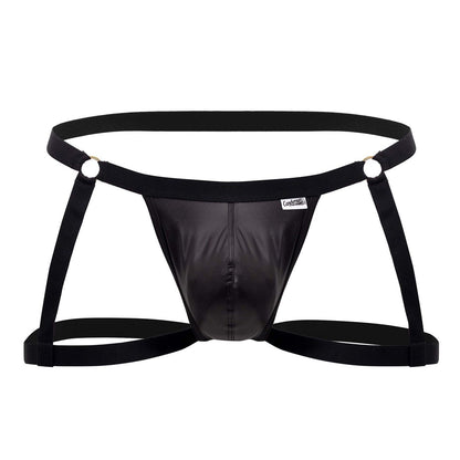 CandyMan Men's Underwear 99749 Garter Jockstrap Color Black