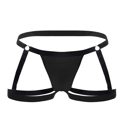 CandyMan Men's Underwear 99749 Garter Jockstrap Color Black