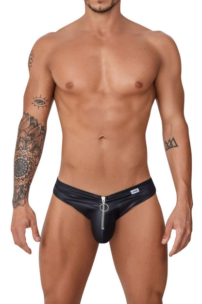 CandyMan Men's Underwear 99753 Fringe Jockstrap Color Black