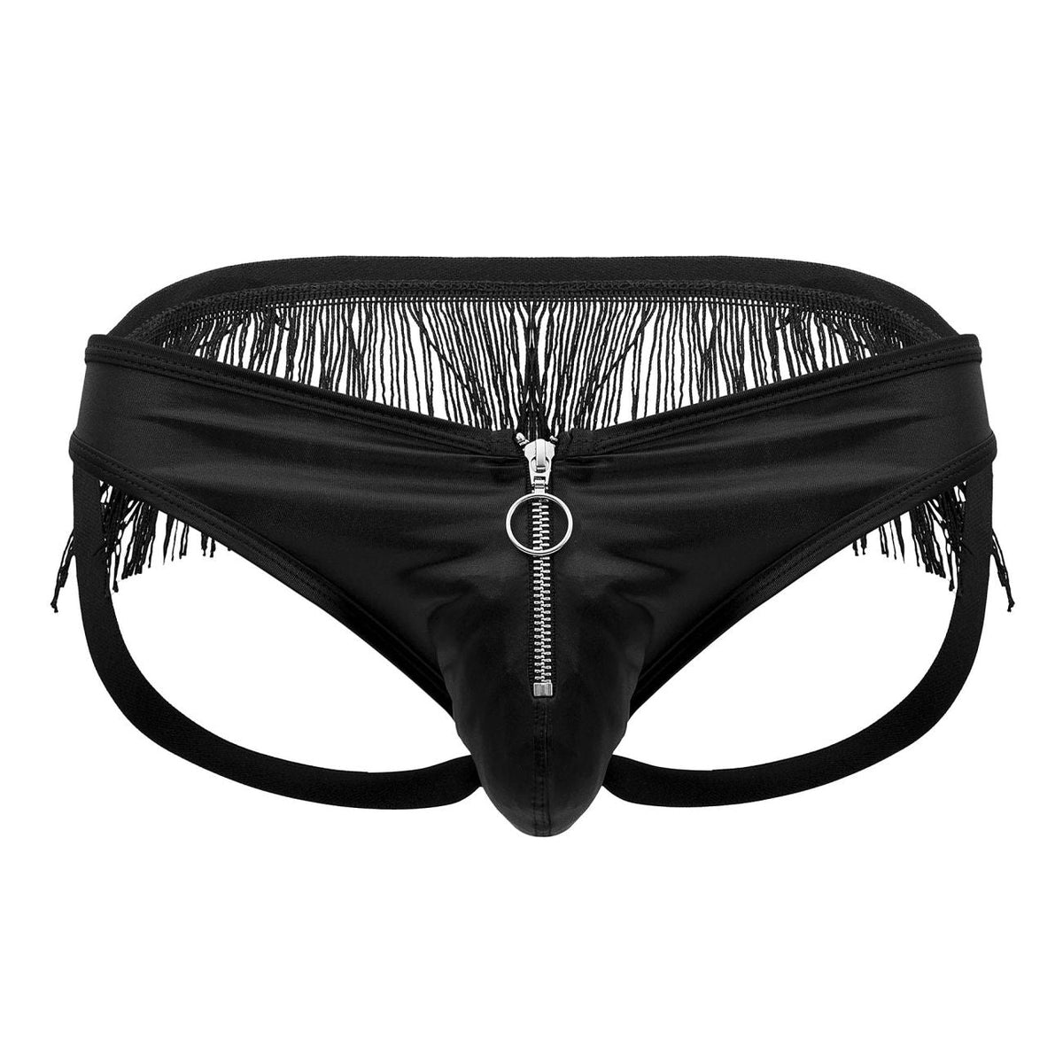CandyMan Men's Underwear 99753 Fringe Jockstrap Color Black