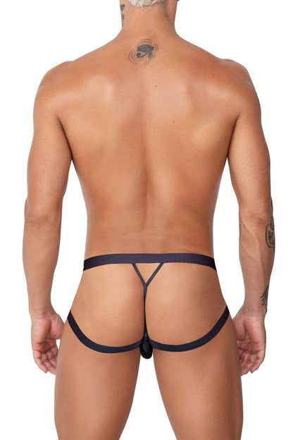 CandyMan Men's Underwear 99761 Jock G-String Color Black