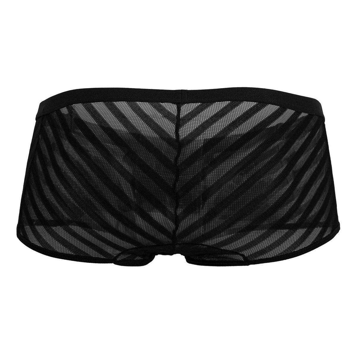 CandyMan Men's Underwear 99790 Mesh Trunks Color Black